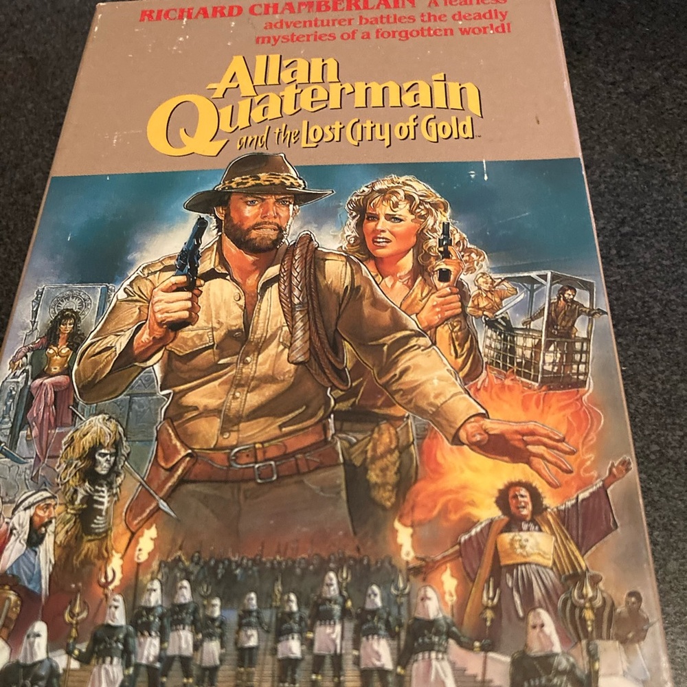 Allan Quatermain and The Lost City of Gold vhs